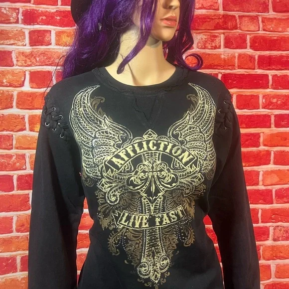 Affliction Women’s T-Shirt - Picture 5 of 15